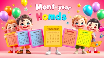 Learn Months of the Year with Fun for Children
